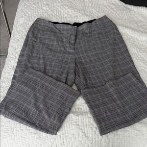 Lane Bryant Black, White, Blue, and Burgundy 22S wide leg dress pants